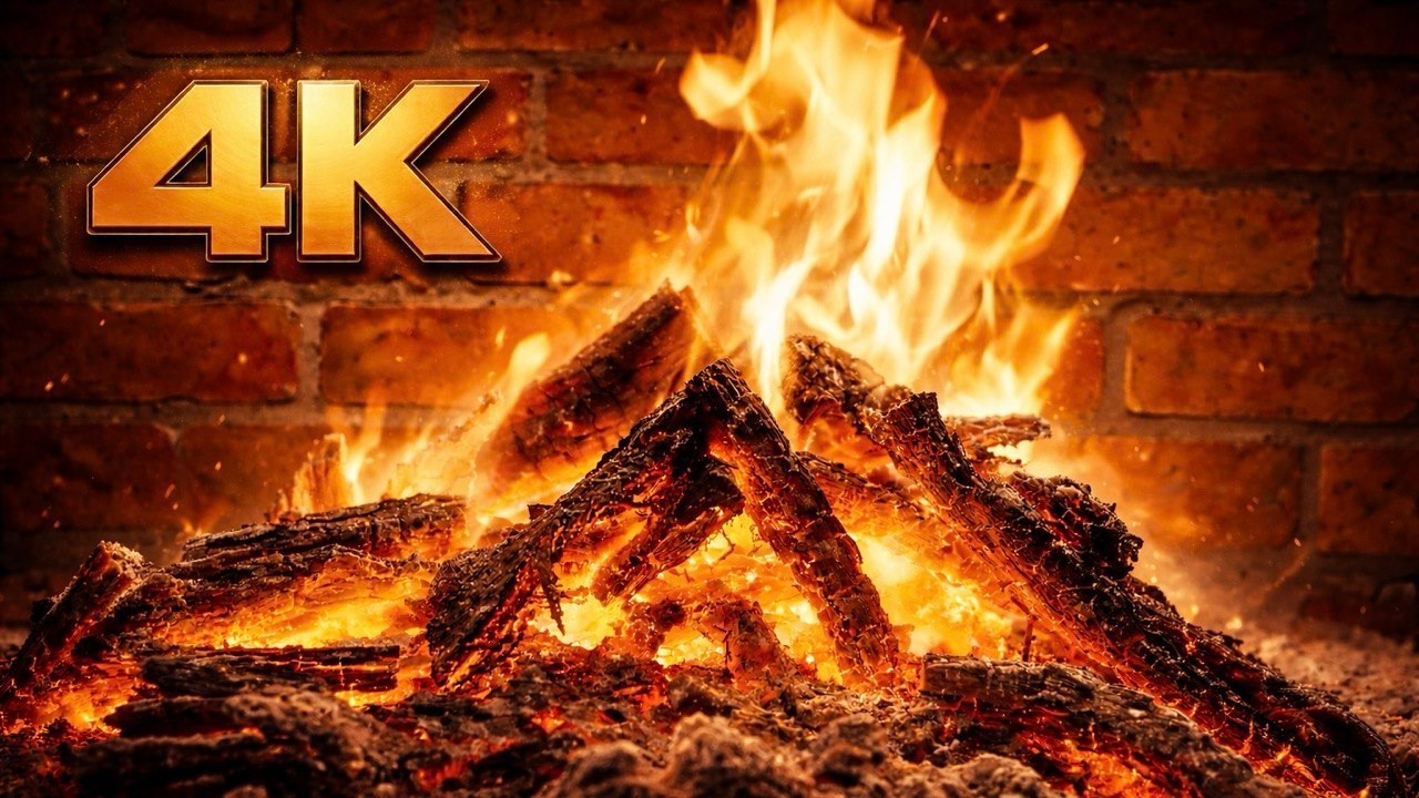6 HOURS 🔥 Fireplace Sounds for Sleep 🔥 Insomnia Relief (Black Screen)