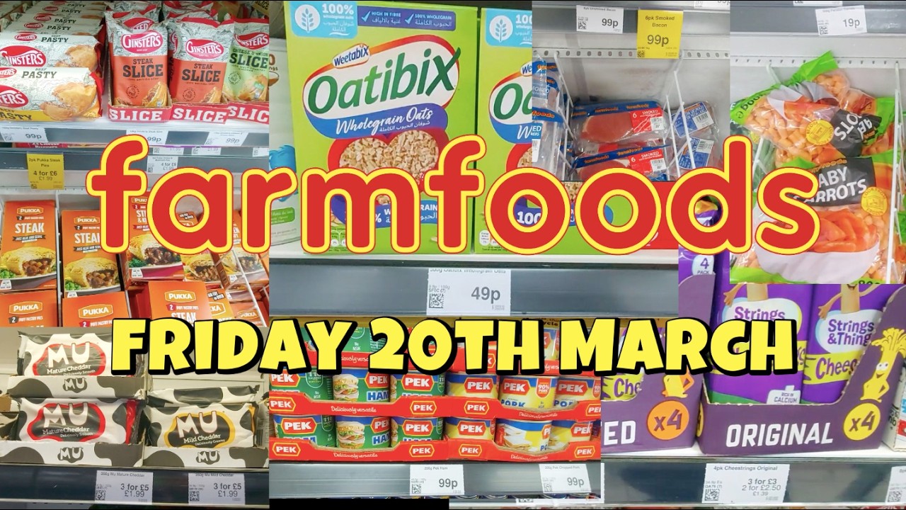 Farmfoods Bargains & Offers Friday 20th march Uk Supermarket