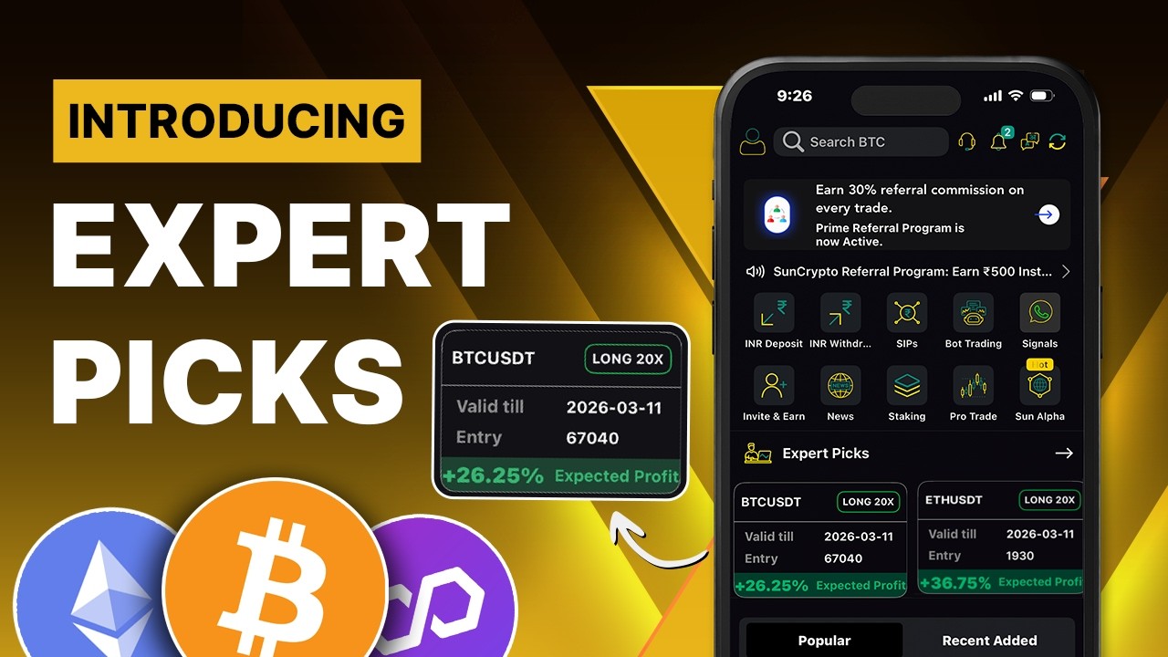 Introducing Expert Picks by SunCrypto | No more Missed Trades & Wrong TP/SL