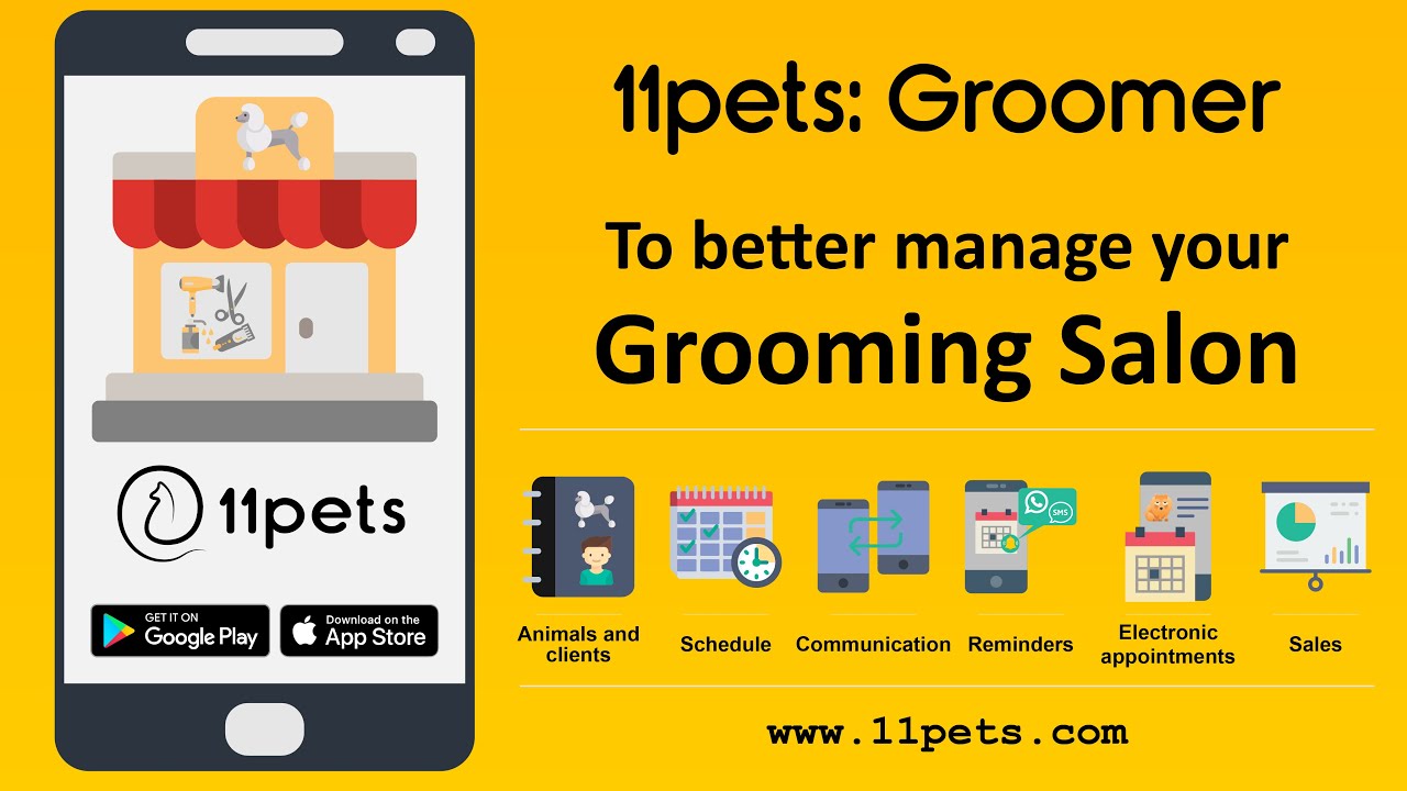 11pets: Groomer - The most complete application to manage your grooming salon
