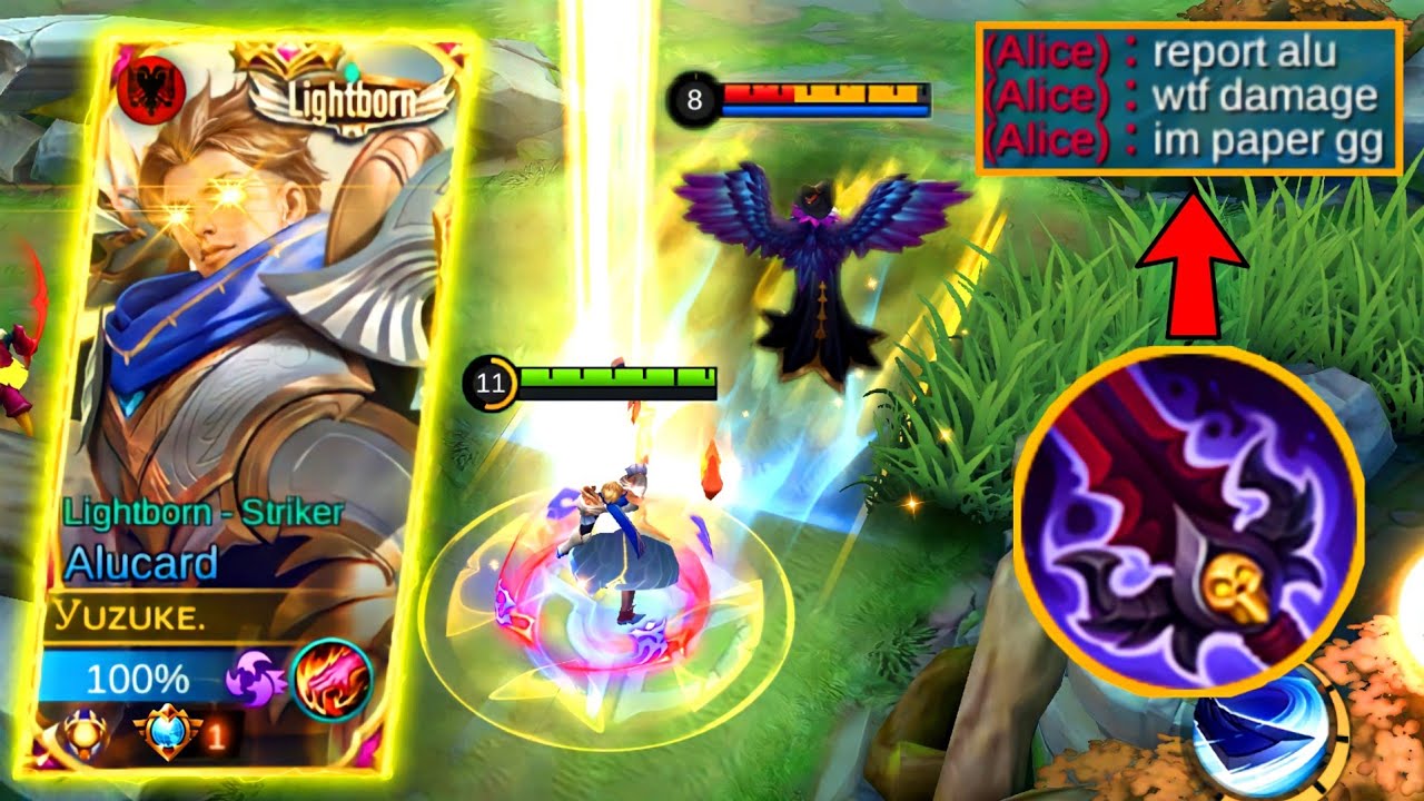 Alucard Demon Hunter Sword Easily Burst Enemies?!| Enemy Auto Surrender?!| MLBB