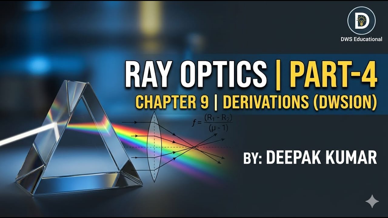 Class-12th physics CHAPTER-09 {RAY OPTICS} By DEEEPAK KUMAR, PART-04