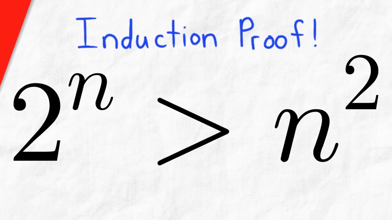 Proof: 2^n is Greater than n^2