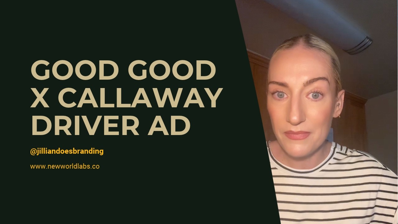 The Good Good x Callaway Ad Isn't a Creative Problem. It's a Culture Problem.