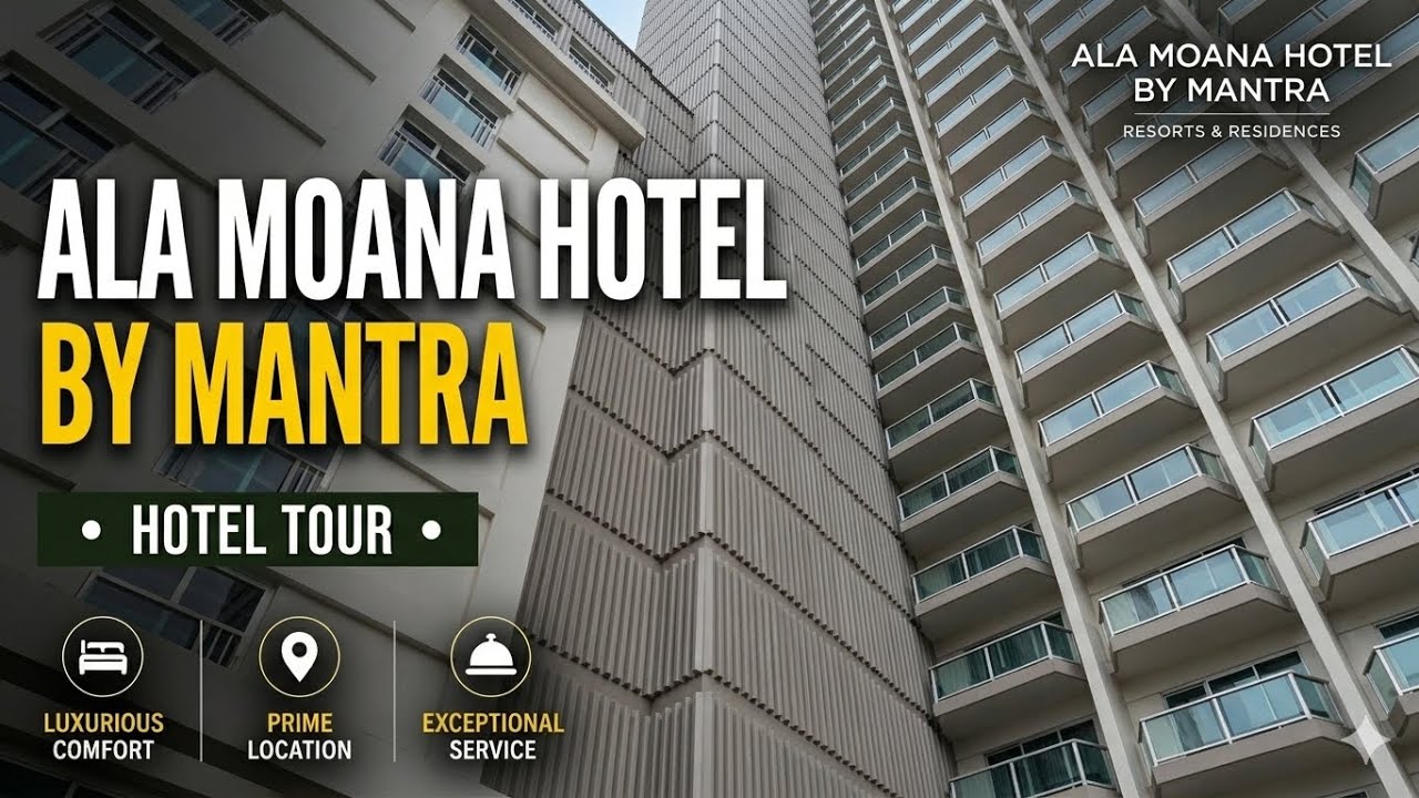 [4K] Hotel Tour | 🇺🇸 HONOLULU, The Ala Moana by Mantra 2025