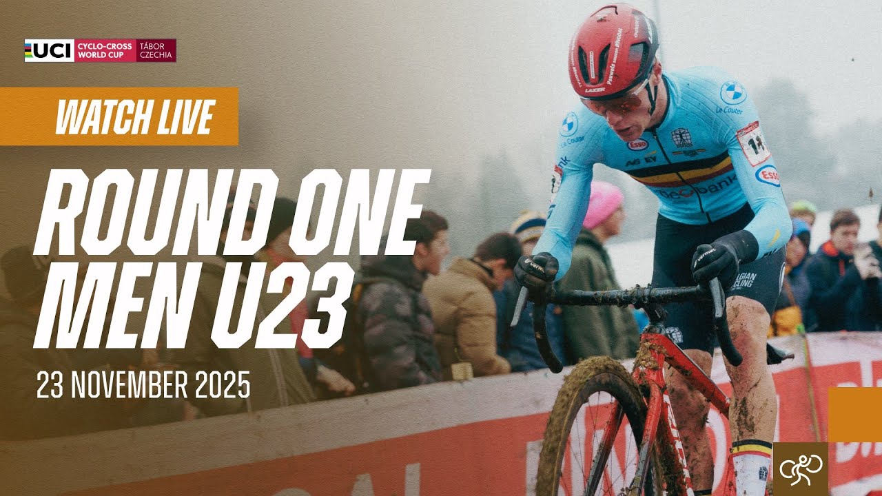 LIVE ​- Men Under 23 - R1 T&aacute;bor (CZE) | 2025/26 UCI Cyclo-cross World Cup