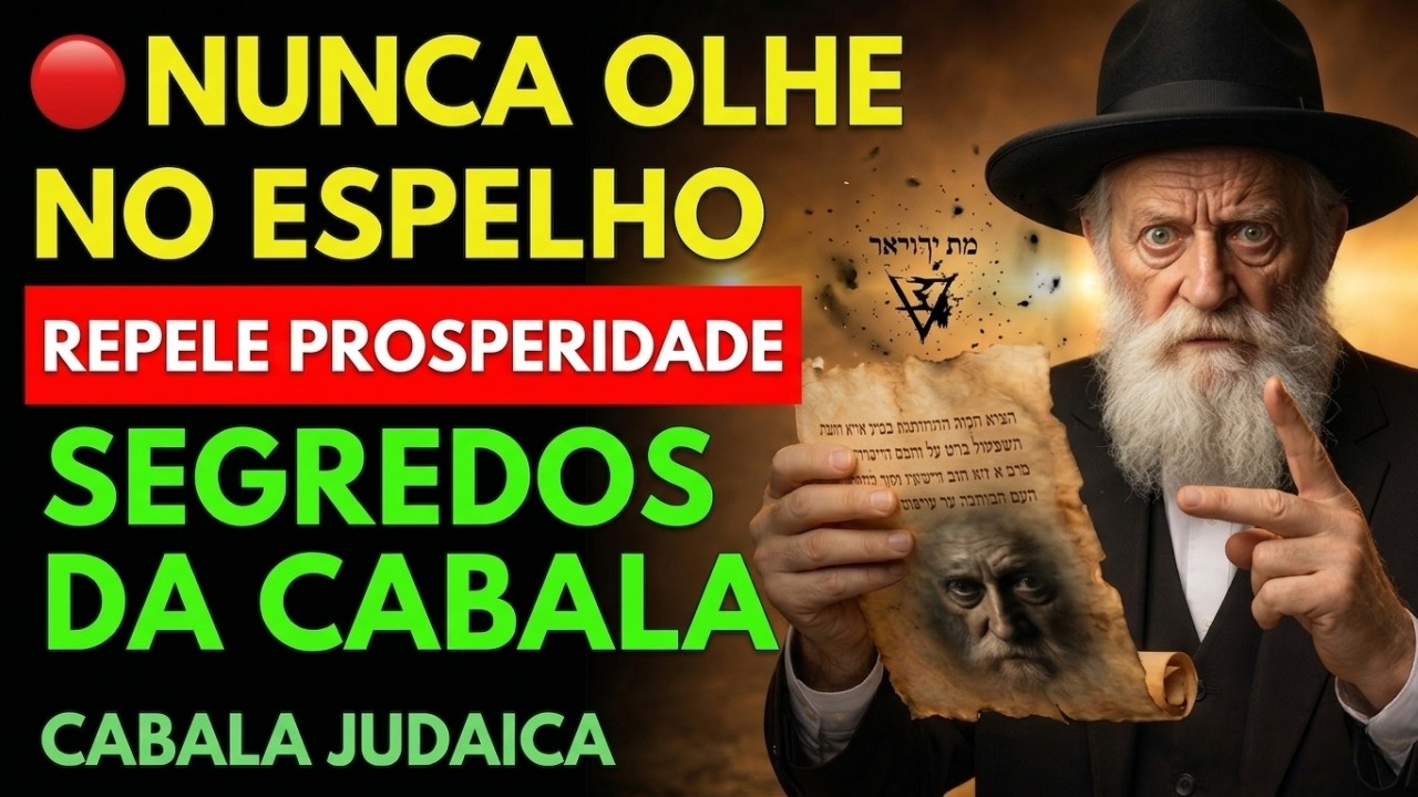 🔴 NUNCA se olhe no espelho sem isto — Repele a prosperidade silenciosamente | Cabala Judaica