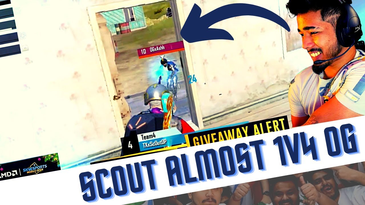 Scout Almost 1v4 OG | TX Vs OG | Scout 1v2 | Team Xspark Vs OG