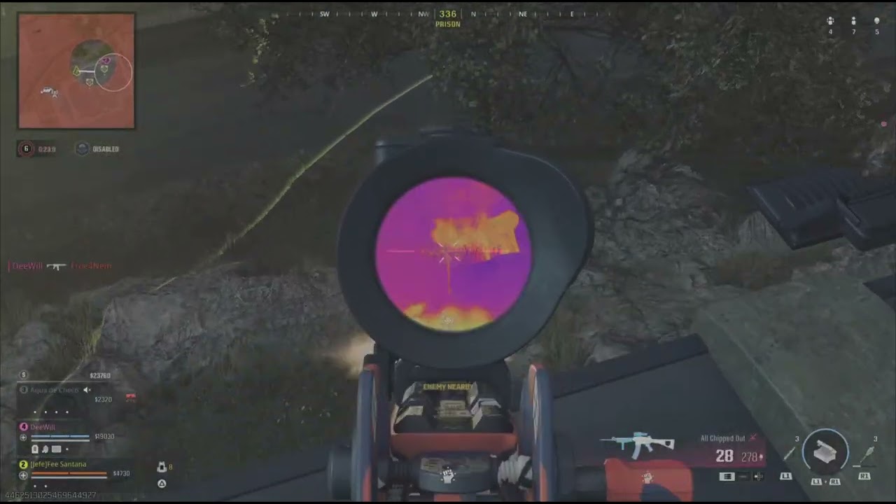 Y6ungjefe - CODBO6*: Warzone gameplay Rebirth quads