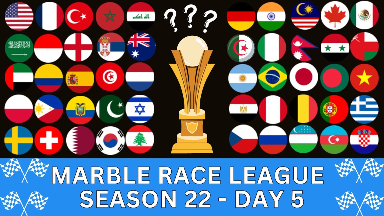 Marble Race League Season 22 DAY 5 Marble Race in Algodoo