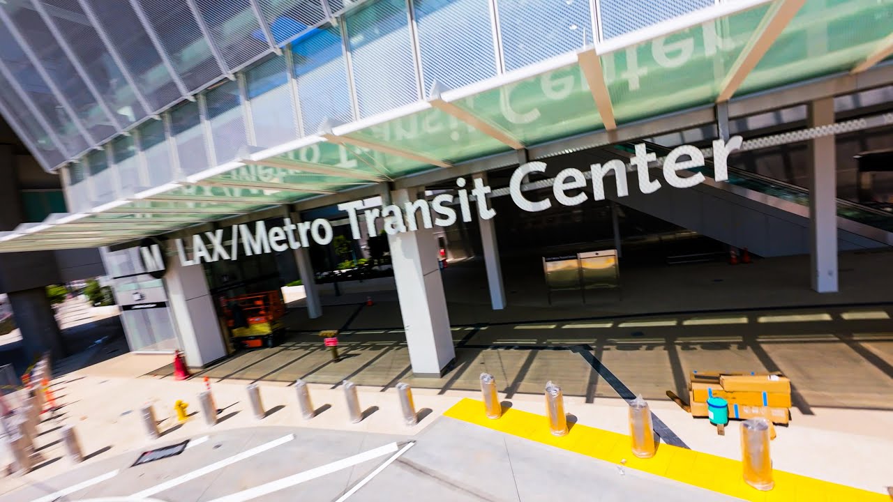 LAX/Metro Transit Center Fly Through (now open!)