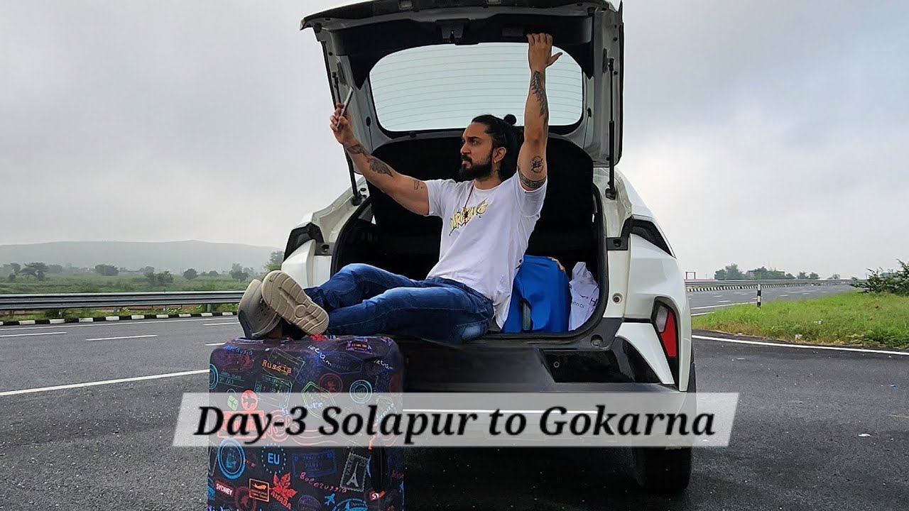 Day-3 Solapur to Gokarna, Tata Curvv, Epic Road Trip Update: Gurgaon → Gokarna → Murudeshwar → Goa!