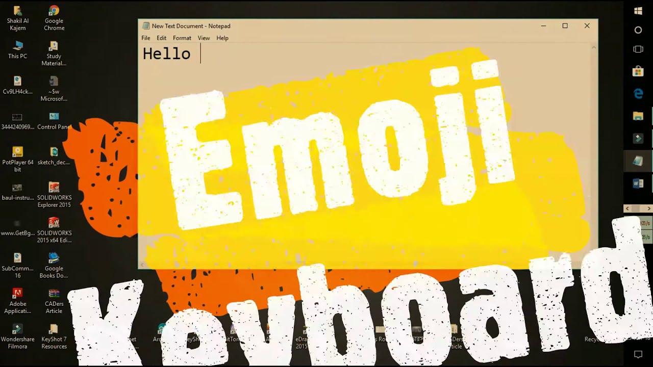 Type emoji on your PC anywhere using Windows 10 Fall Creators Update | Type Emoticon | Tech Hawk