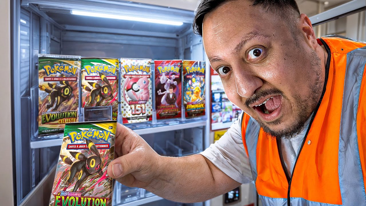 24H dans la PEAU d’un GÉRANT de DISTRIBUTEUR POKÉMON