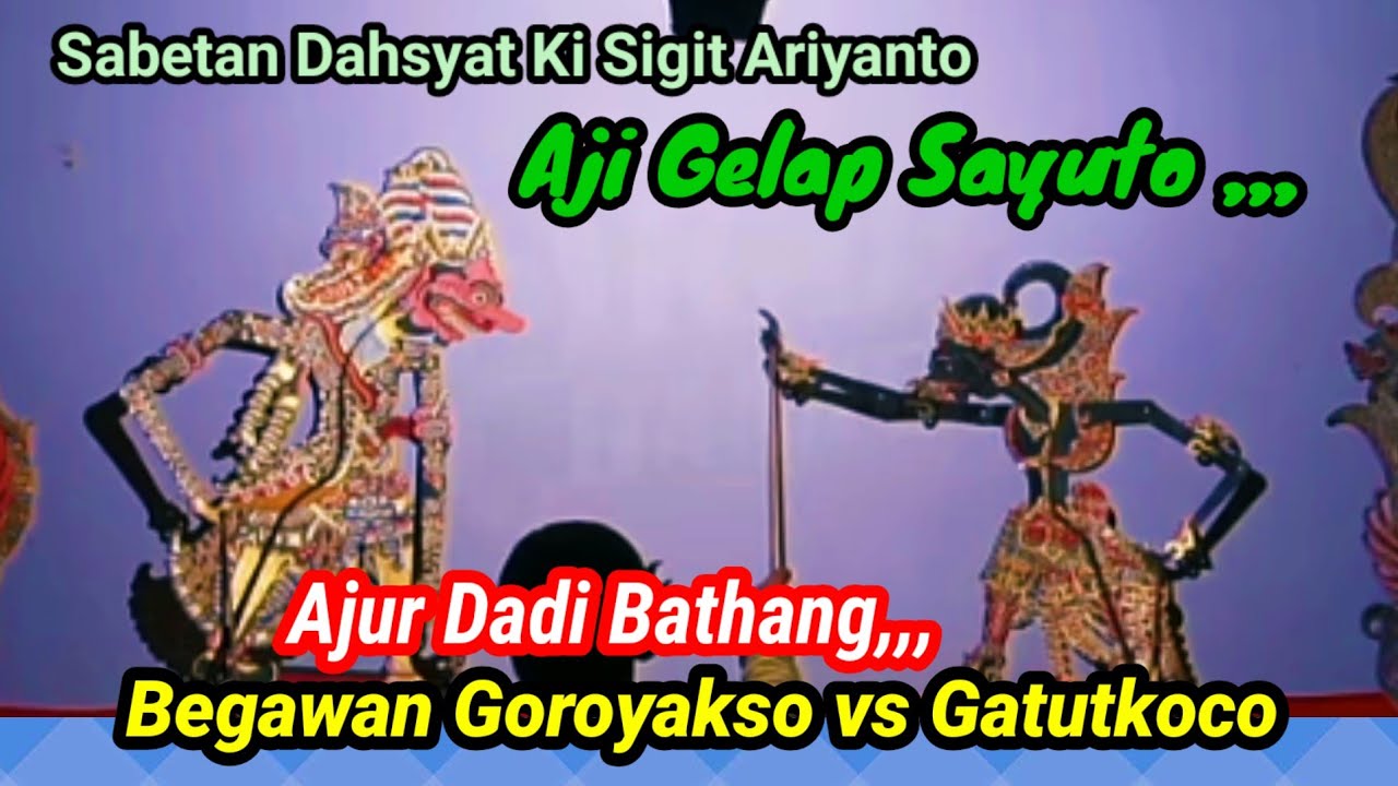 Sabetan Dahsyat ❗Goroyakso vs Gatutkoco Ki Sigit Ariyanto
