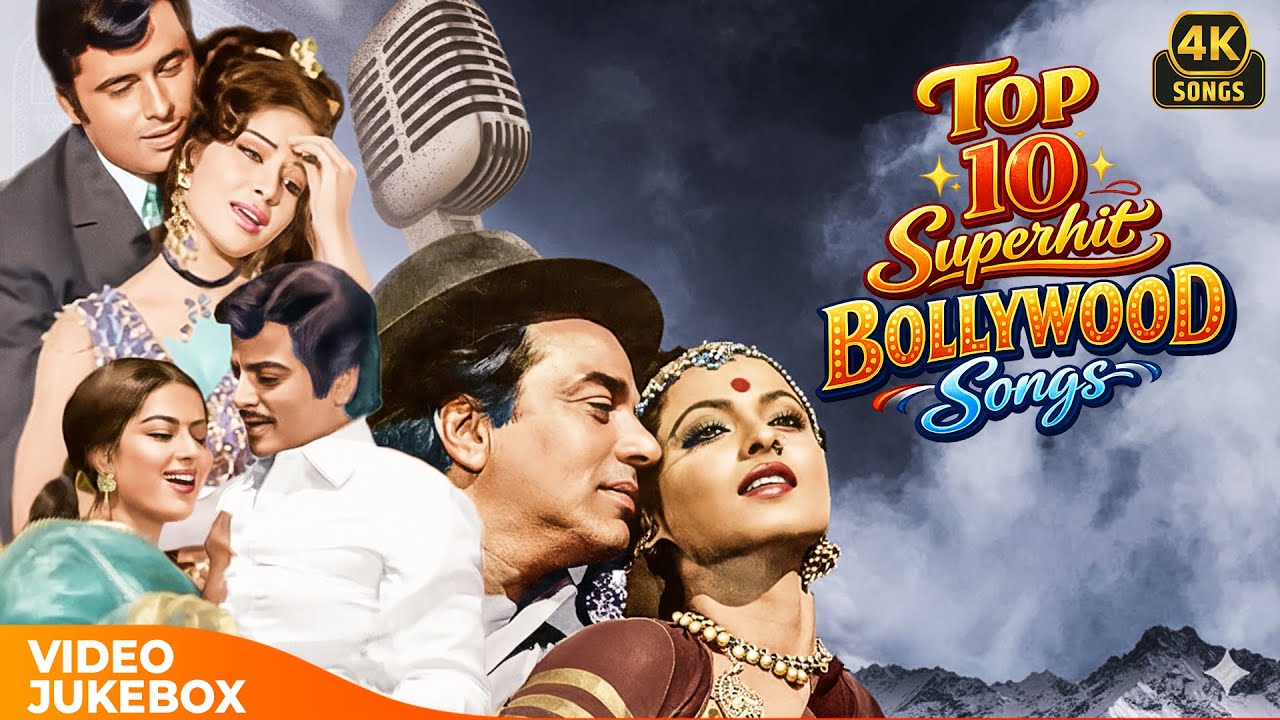 Top 10 Classic Bollywood Hits 4K ❤ | Romantic & Melodious Songs 4K Jukebox | Golden Era Bollywood
