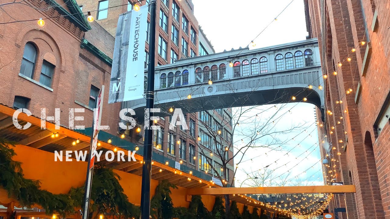 [4K] 🇺🇸NYC Winter Walk, Chelsea Market & Starbucks Reserve Roastery New York /Jan. 16 2021