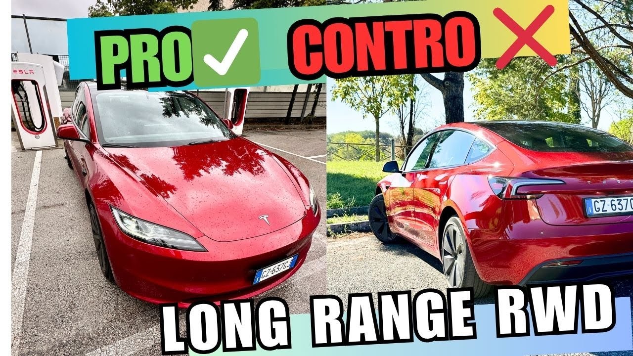 Cosa mi ha sorpreso della Tesla Model 3 LR RWD dopo una settimana di prova su strada: PRO e CONTRO