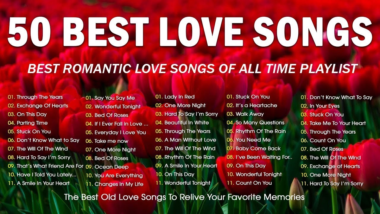 TOP 50 OLD LOVE SONGS PLAYLIST 🌹 TIMELESS GREATEST ROMANTIC CLASSIC SONGS OF THE 70S, 80S & 90S
