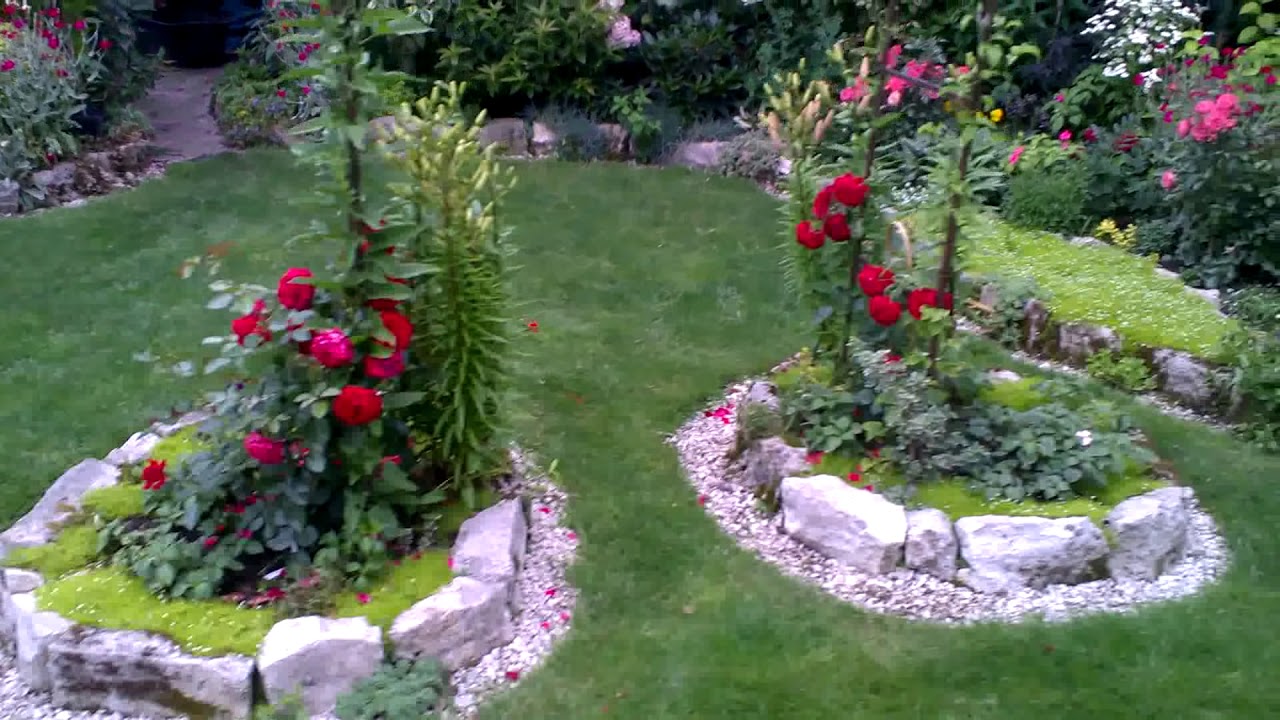 Piękny ogród przełom czerwca lipca - beautiful garden