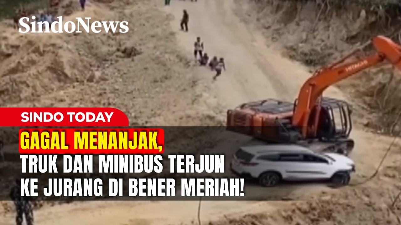Gagal Menanjak, Truk dan Minibus Terjun ke Jurang di Bener Meriah! | Sindo Today | 14/02 | Part 2