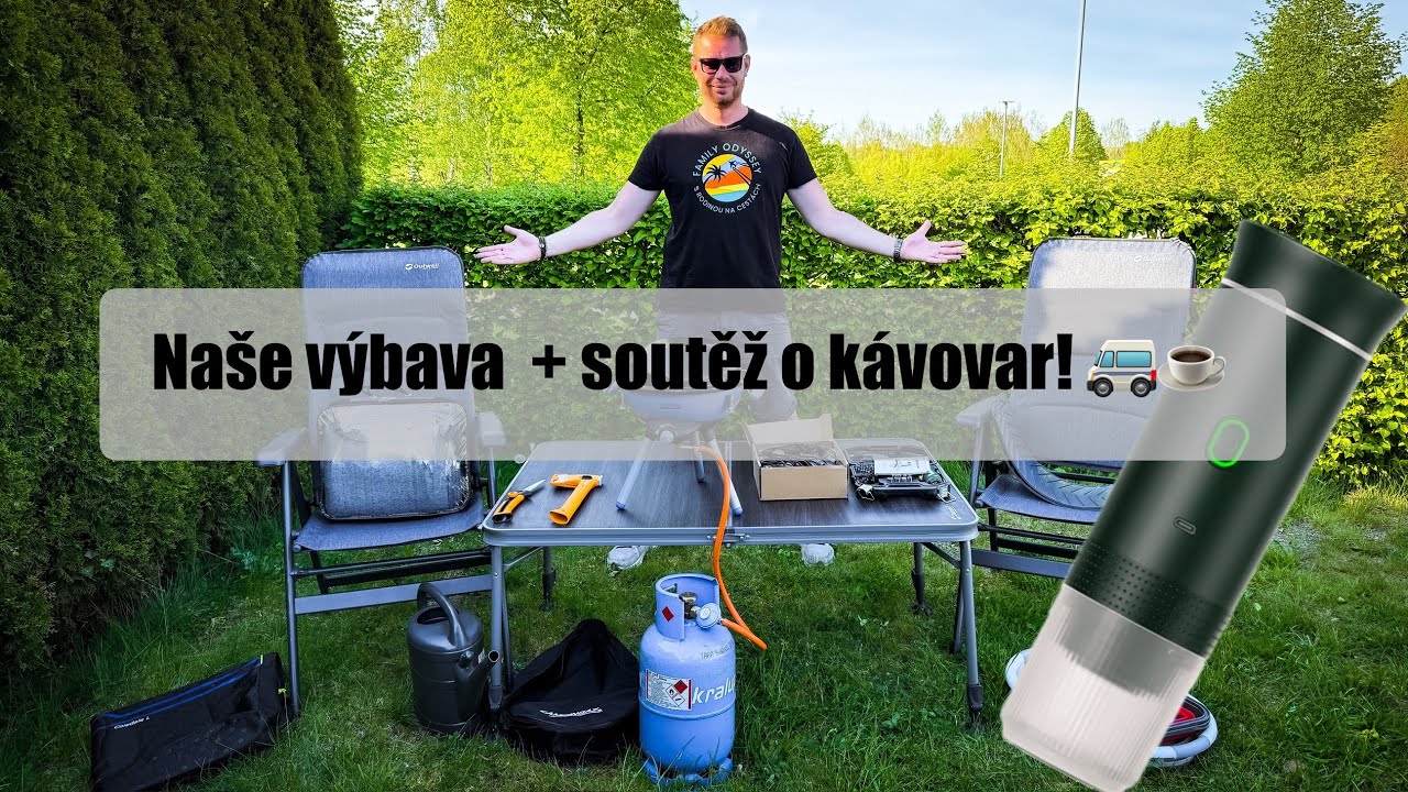 Takhle vypadá naše výbava na cestování obytkou! Co fakt funguje? 🔧☕🔋