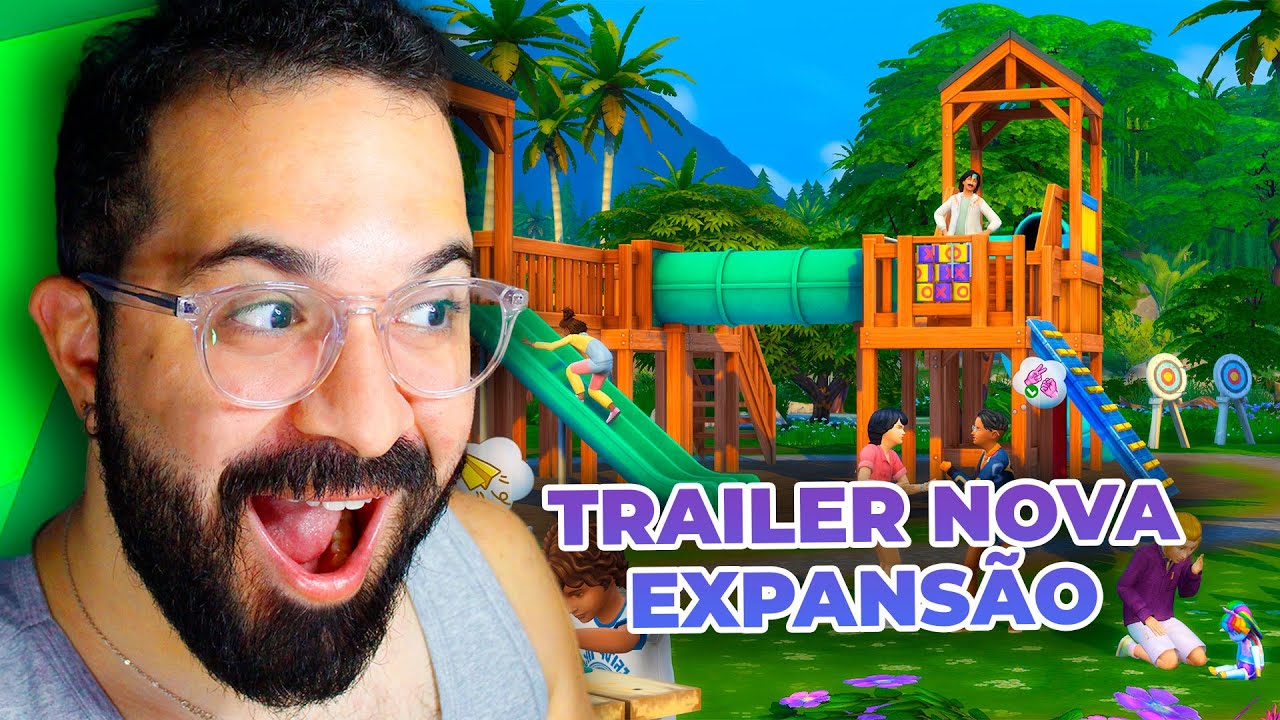 REACT TRAILER NOVA EXPANS&Atilde;O THE SIMS 4 NOVAS AVENTURAS | LIVE DO THATA