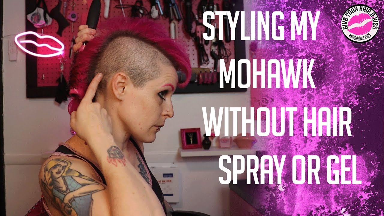 Complete Guide to Styling my daily Mohawk with just 3 products!