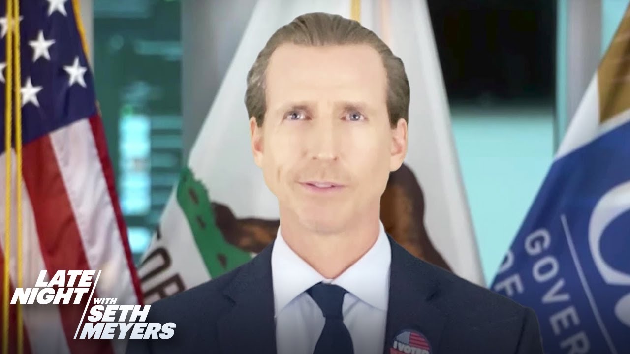 Gov. Gavin Newsom's (Josh Meyers) Message for California Voters