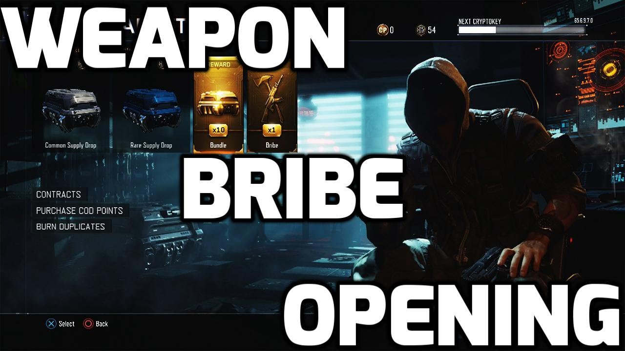 OPENING WEAPON BRIBES - Weapon Bribe Opening - Black Ops 3 Multiplayer (Supply Drops)