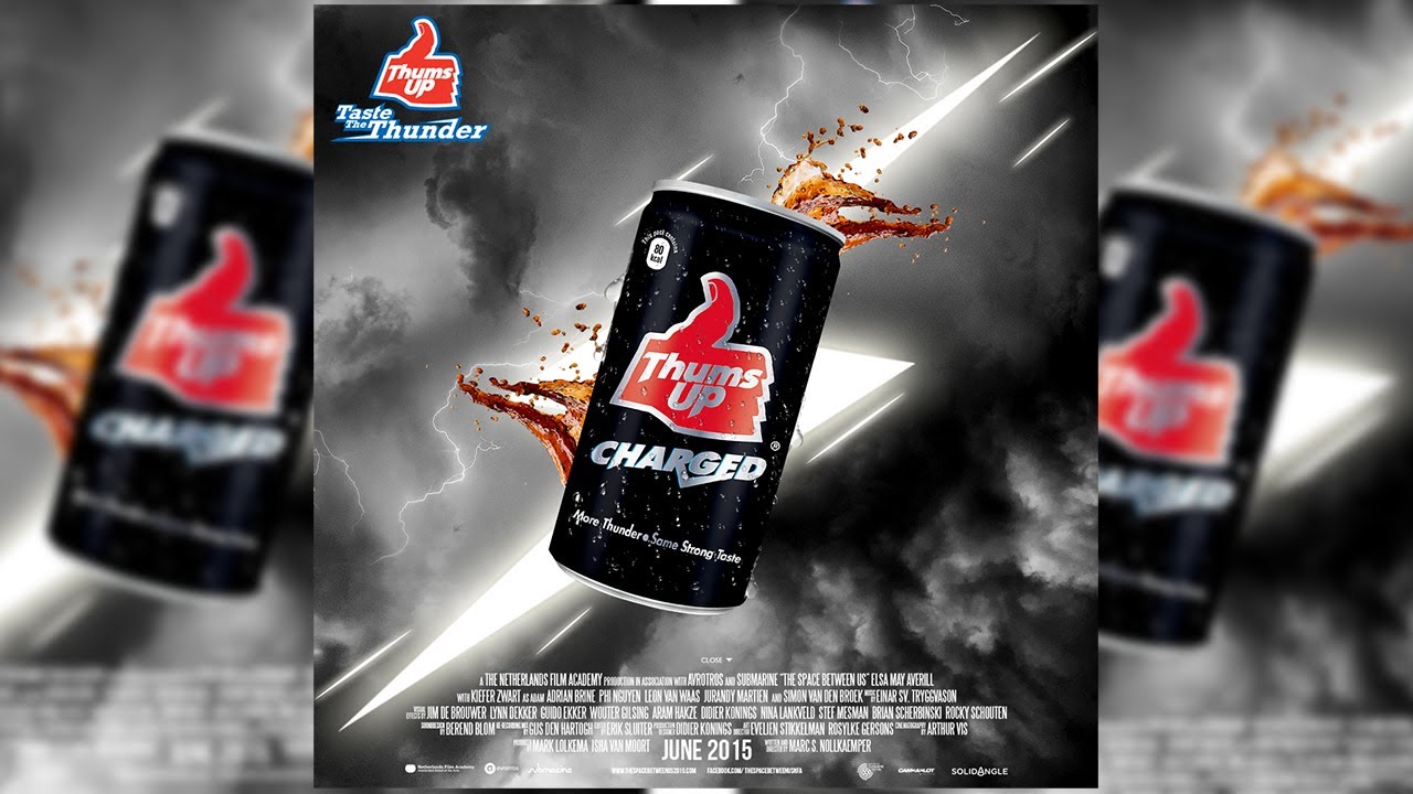 How To Design Social media Banner For Cold Drink Shop in || Advertising Poster Design 