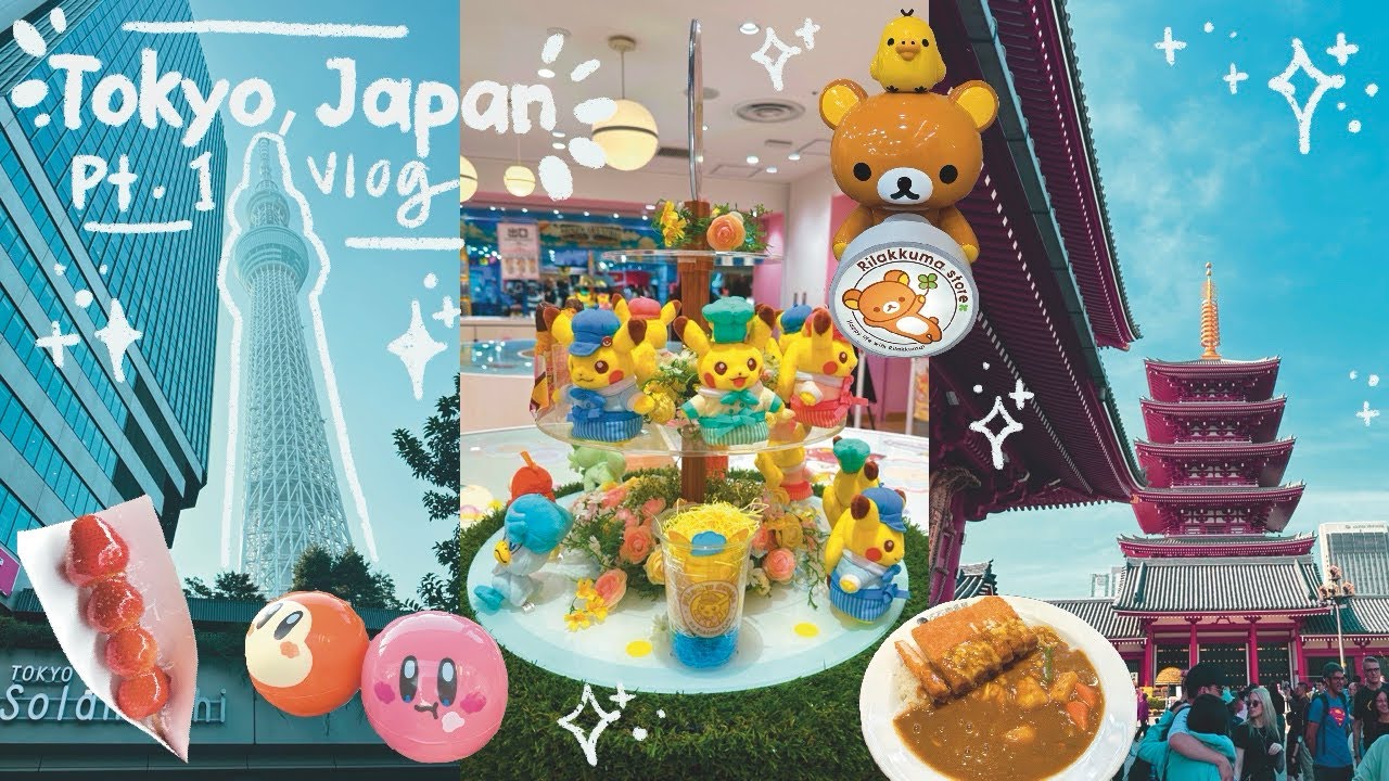 Japan Vlog Part 1🍁Tokyo in November | Kirby Cafe, Skytree, Anime, Yummy Food and Shopping