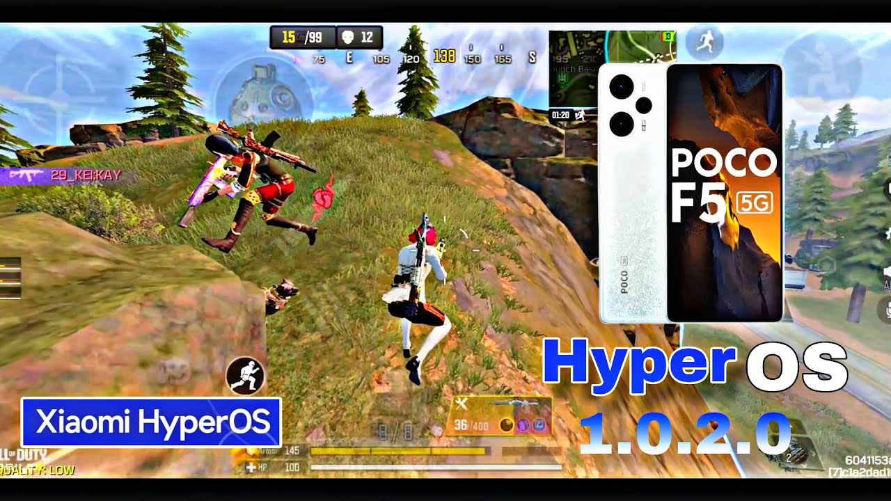 POCO F5 HyperOS 1.0.2.0 GLOBAL! | LOW GRAPHICS + ULTRA FRAME RATE (90) CALL OF DUTY MOBILE TEST!