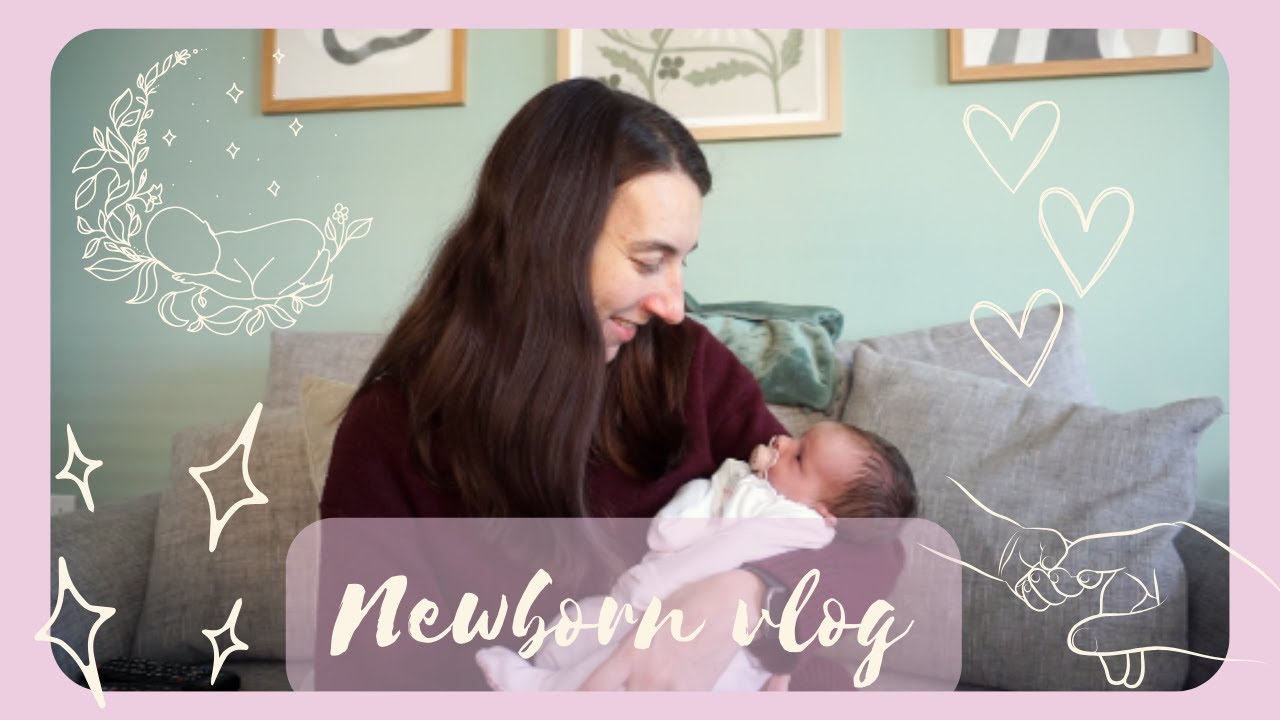 NEWBORN VLOG | First six weeks with our baby girl, Freya | POSITIVE induction birth story