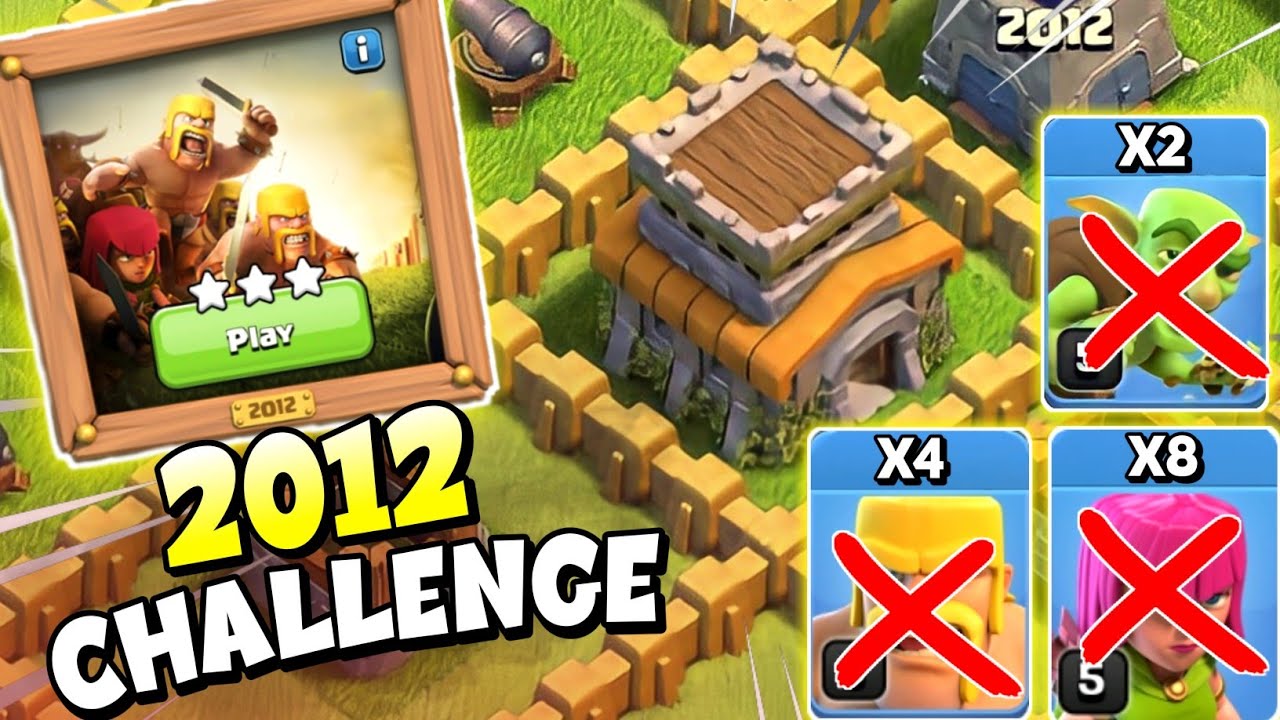 3 Star The 2012 Challenge | Clash of Clans 2012 Challenge Attack Strategy - CoC
