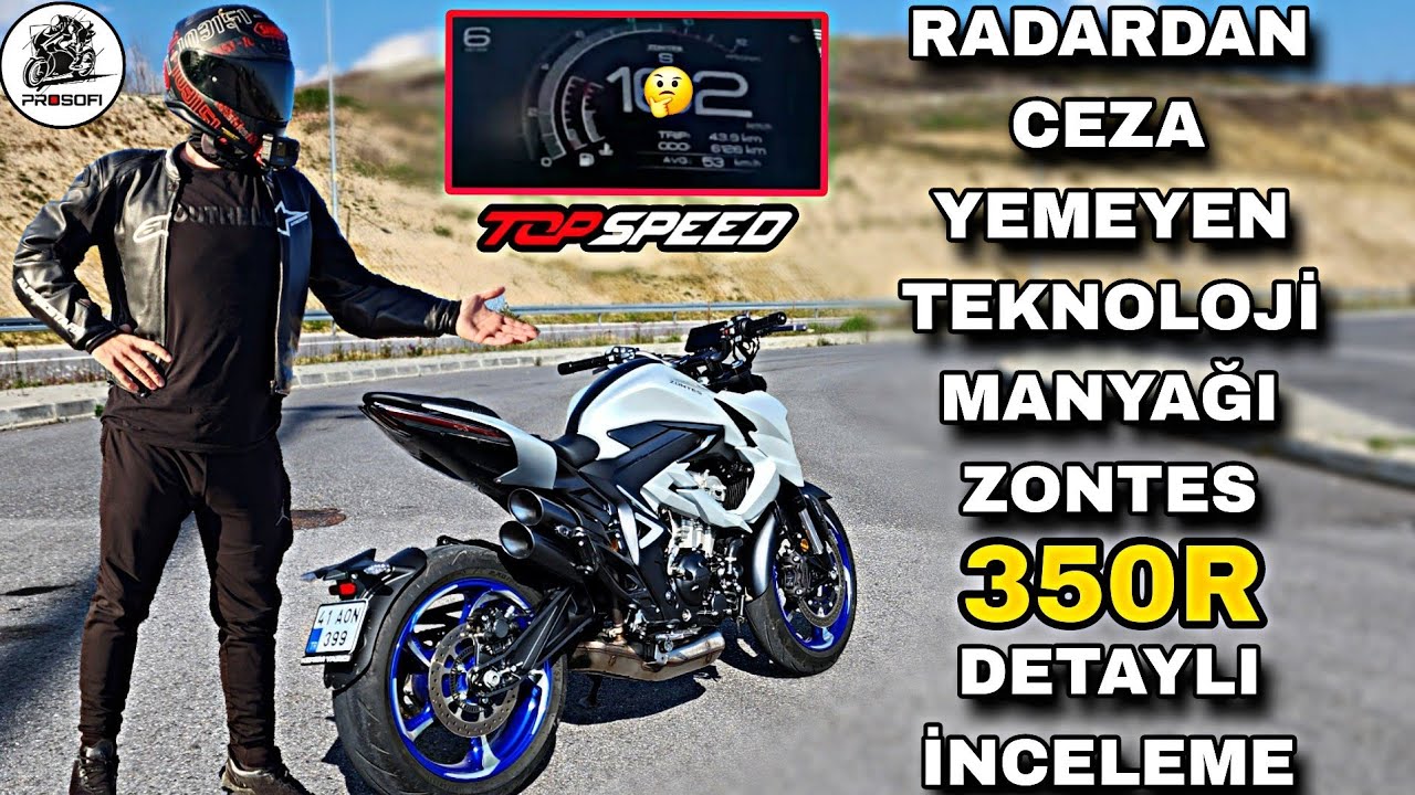 ZONTES 350R İNCELEME & BU NASIL DOLULUK ?  RADARDAN CEZA YİYEMEZSİN !.. TR'DE İLK TOP SPEED (GPS'Lİ)