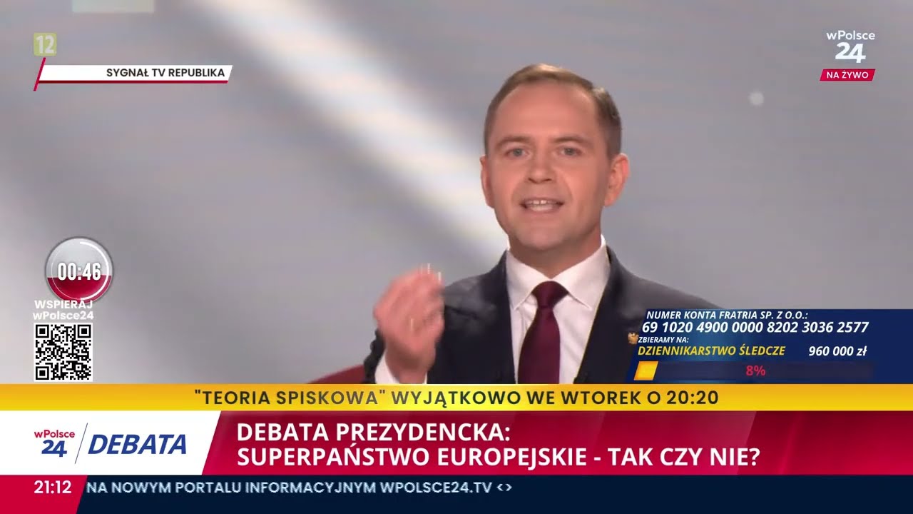 Czy powinno powstać europejskie superpaństwo. Debata prezydencka