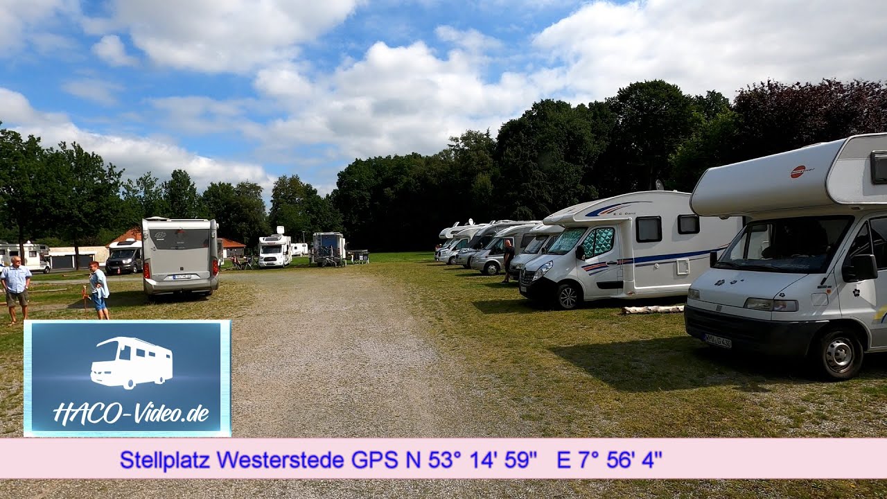 Stellplatz in Westerstede!  Draisinen-Fahrt! Treffen mit Freunden!