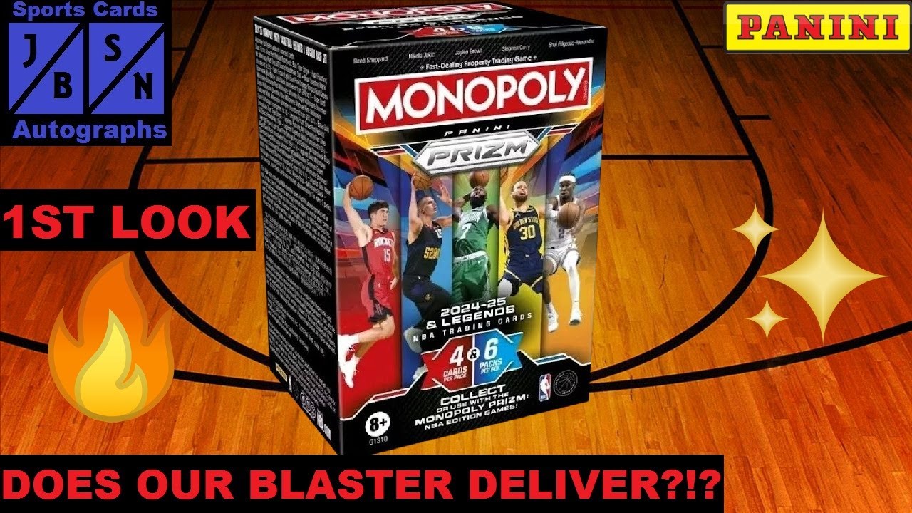 Does THIS Cheap Blaster Deliver?!? | 2024-25 Panini Prizm Monopoly NBA Basketball Blaster Box Break