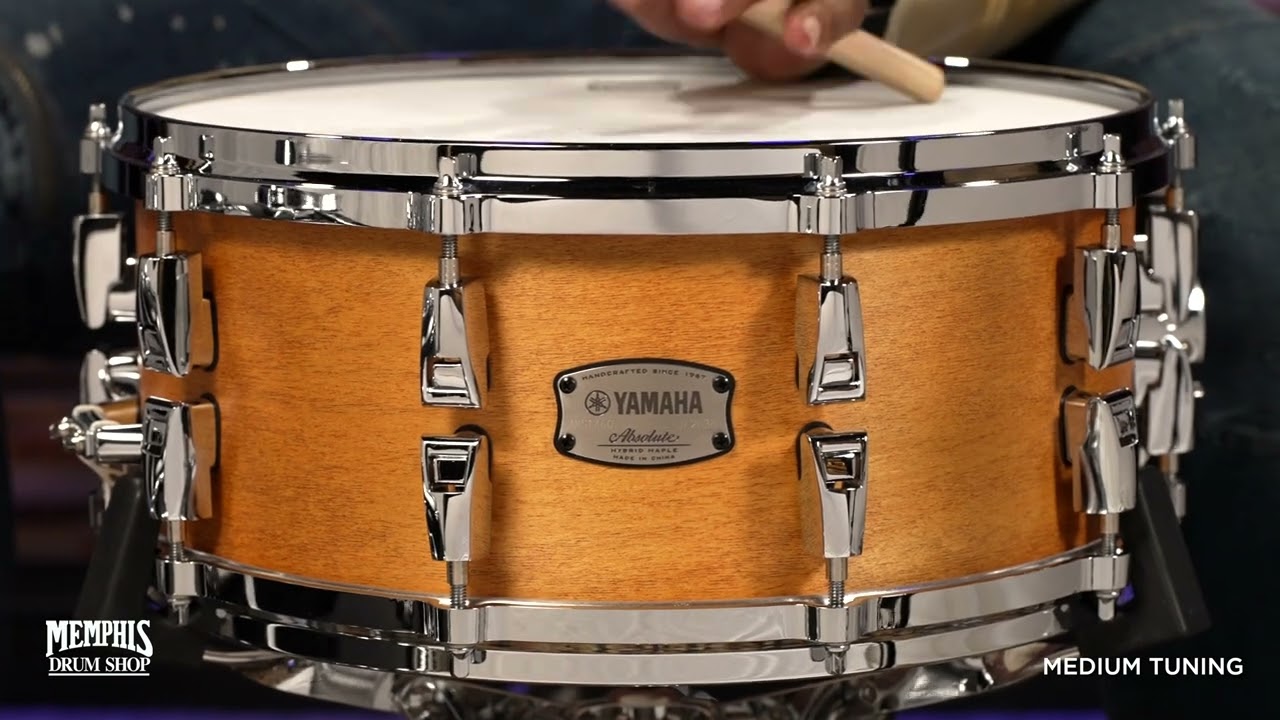 Yamaha 14x6 Absolute Hybrid Maple Snare Drum - Vintage Natural (AMS1460VN)