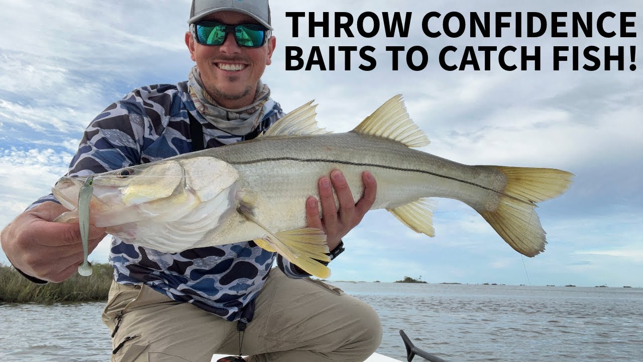 Throwing Confidence Baits to Catch Fish! Tip to Catch Inshore Saltwater Fish on Tough Days!