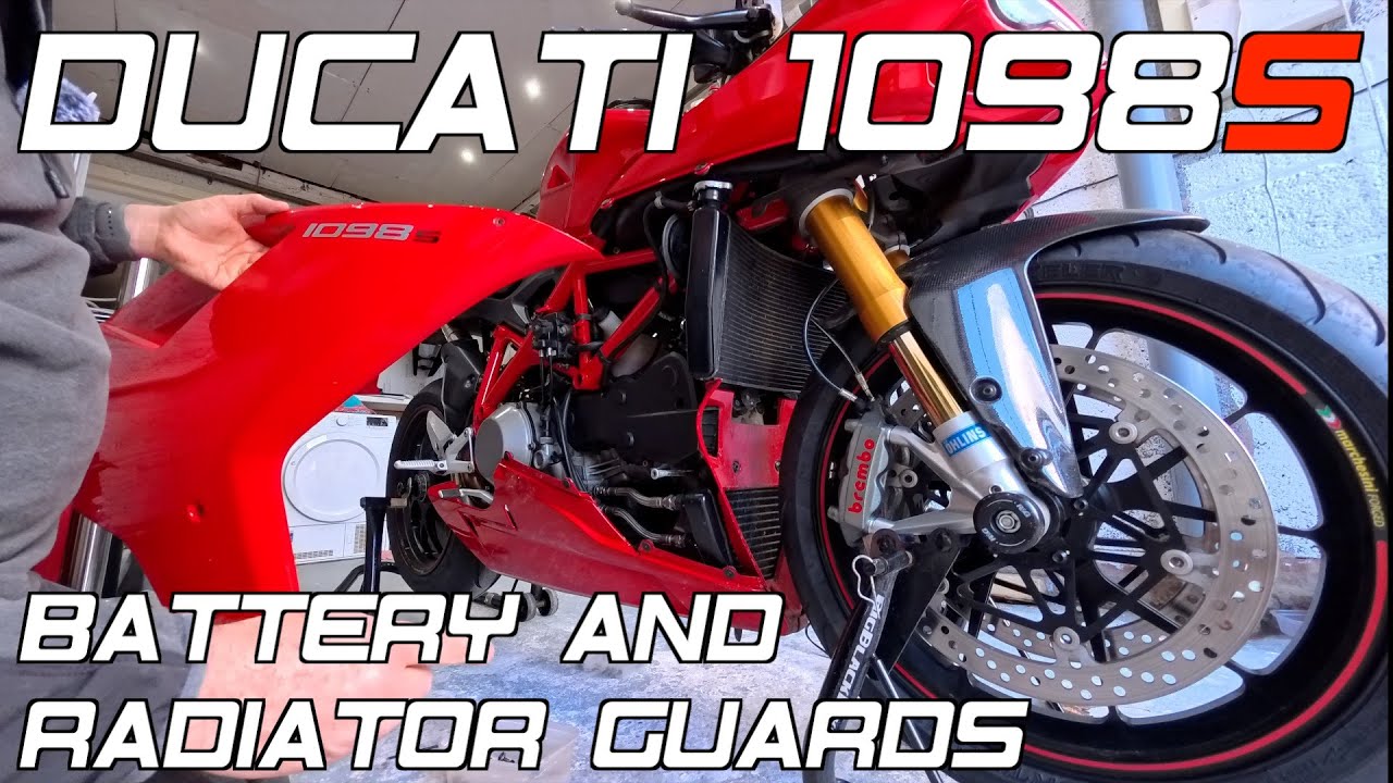 DUCATI 1098: Замена проводов зарядки аккумулятора и установка новых защит радиатора