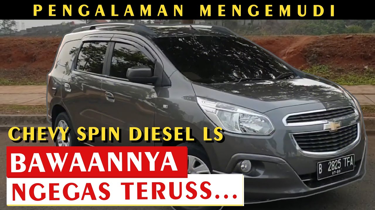 TEST DRIVE CHEVROLET SPIN 1.3 DIESEL LS 2014 DI JALAN TOL