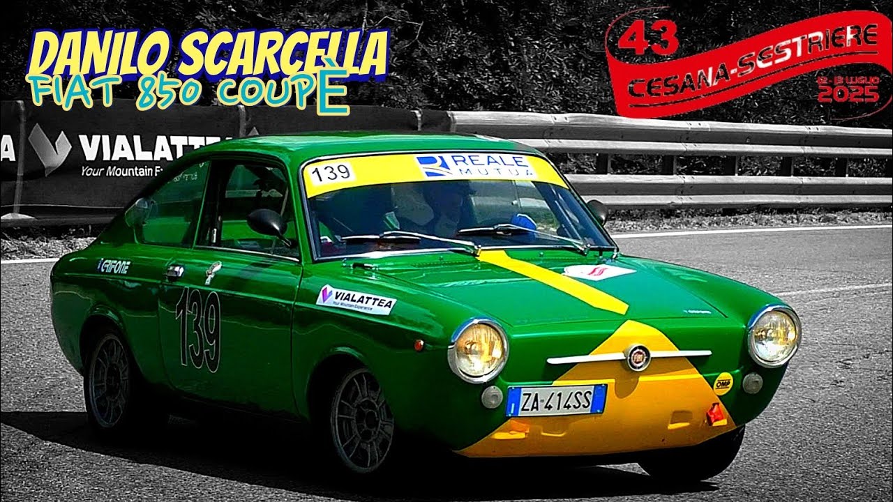 43' Cesana-Sestriere 2025 || Danilo Scarcella || Fiat 850 Coupè
