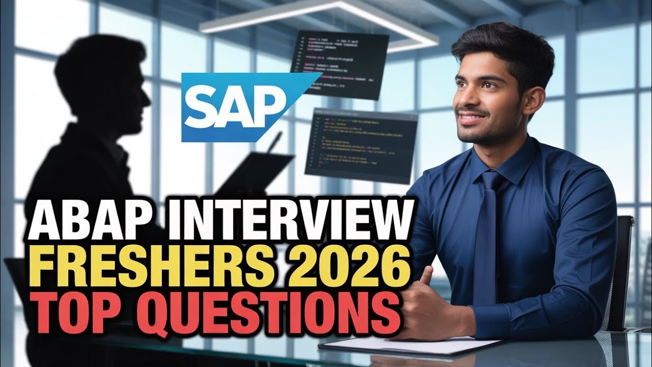 Top SAP ABAP Interview Questions Freshers MUST Know | Real Questions Asked!