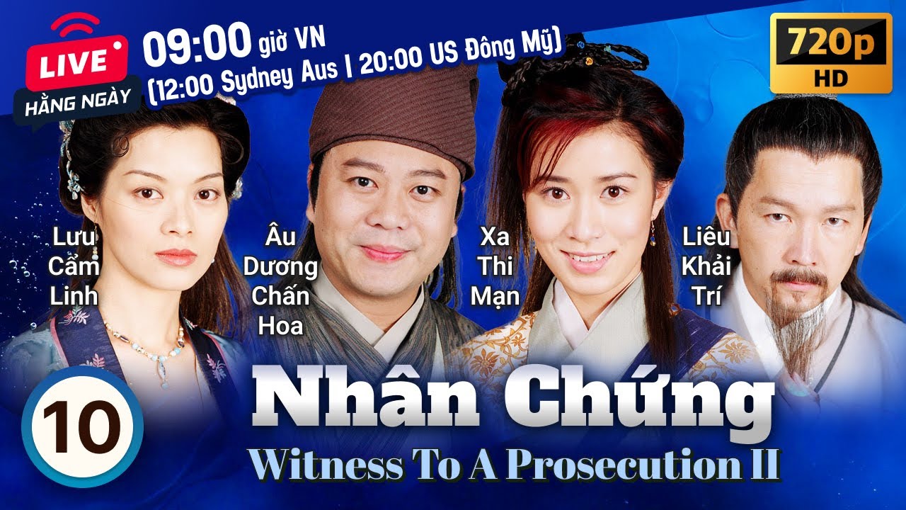 Xa Thi Mạn | Phim TVB Nhân Chứng (Witness To A Prosecution II) 10/22 | Âu Dương Chấn Hoa | 2003