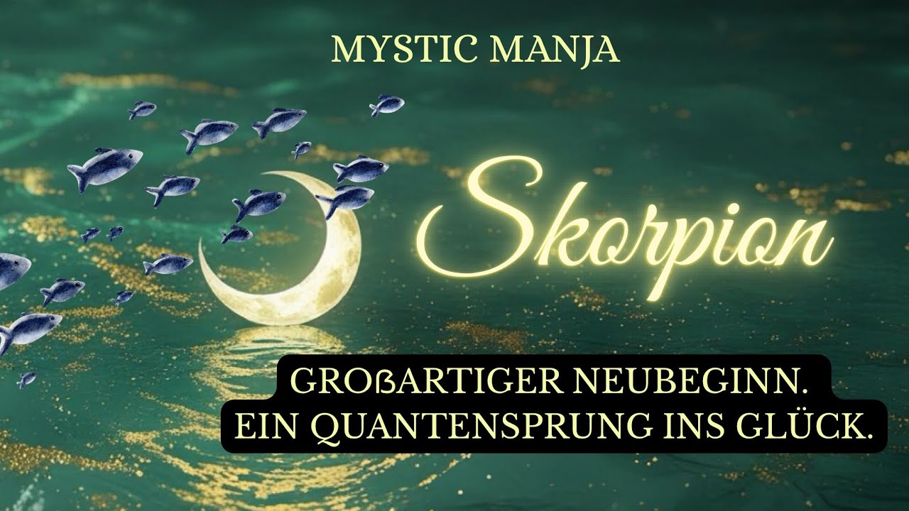 Skorpion ♏️ Eine Initialzündung. Die Chance auf seelische Erfüllung und Glück. Setze dein Ziel um!