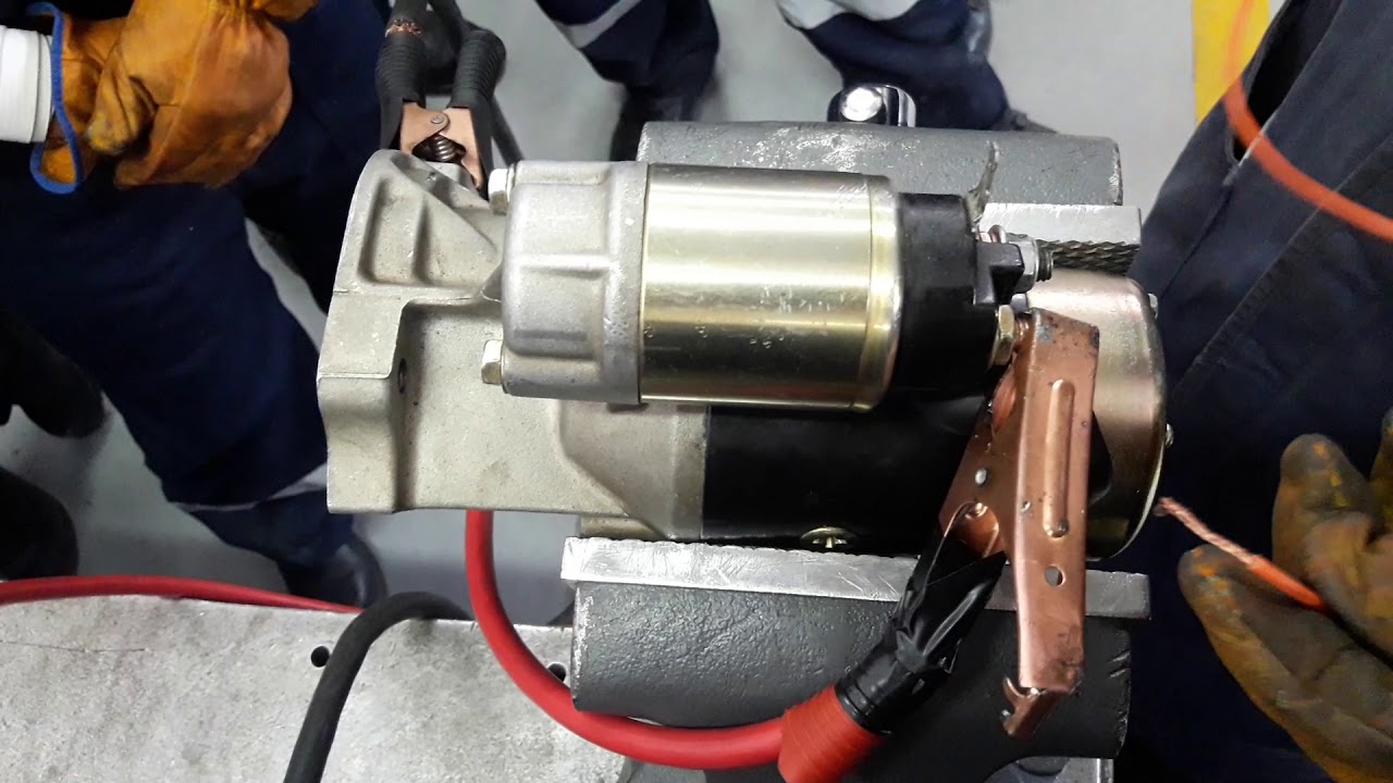 Como probar nuestro motor de arranque fuera del vehiculo