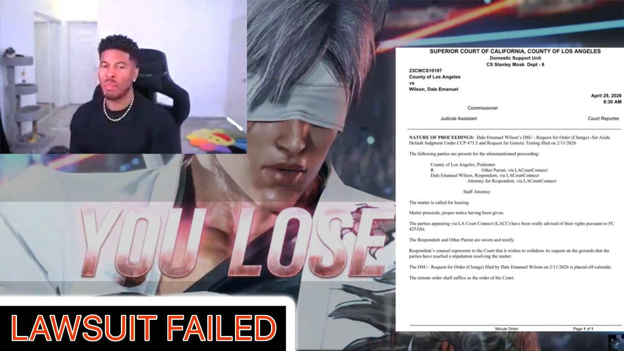 LowTierGod проиграл судебное дело, а затем сошёл с ума от Tekken 8.
