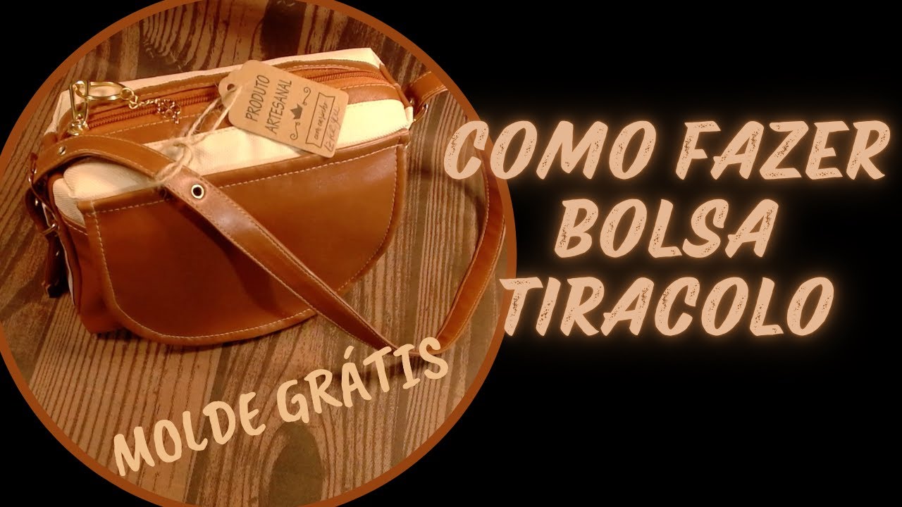 Passo a Passo  - BOLSA DE OMBRO - Bolsa Tiracolo